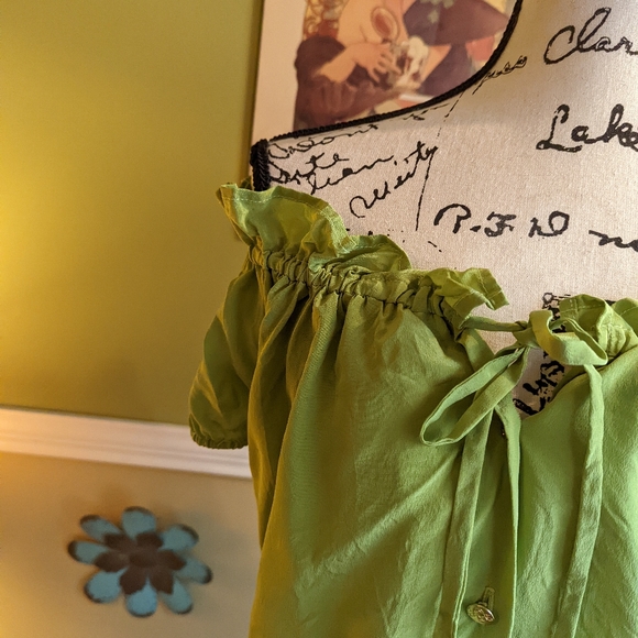 Leona by Lauren Leonard silk blouse - Picture 7 of 11